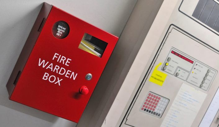 fire warden box at gsts north west
