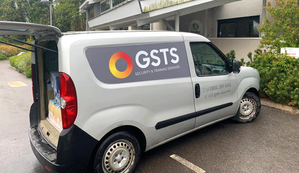 GSTS assisting The Princes Group in delivering supplies to charities in Cardiff