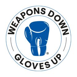 Weapons Down Gloves Up logo